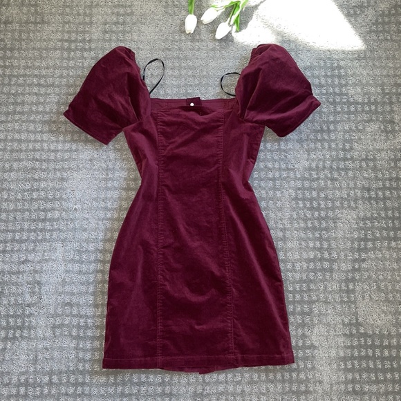 Forever 21 Button Up Suede Mini Dress - Picture 5 of 5